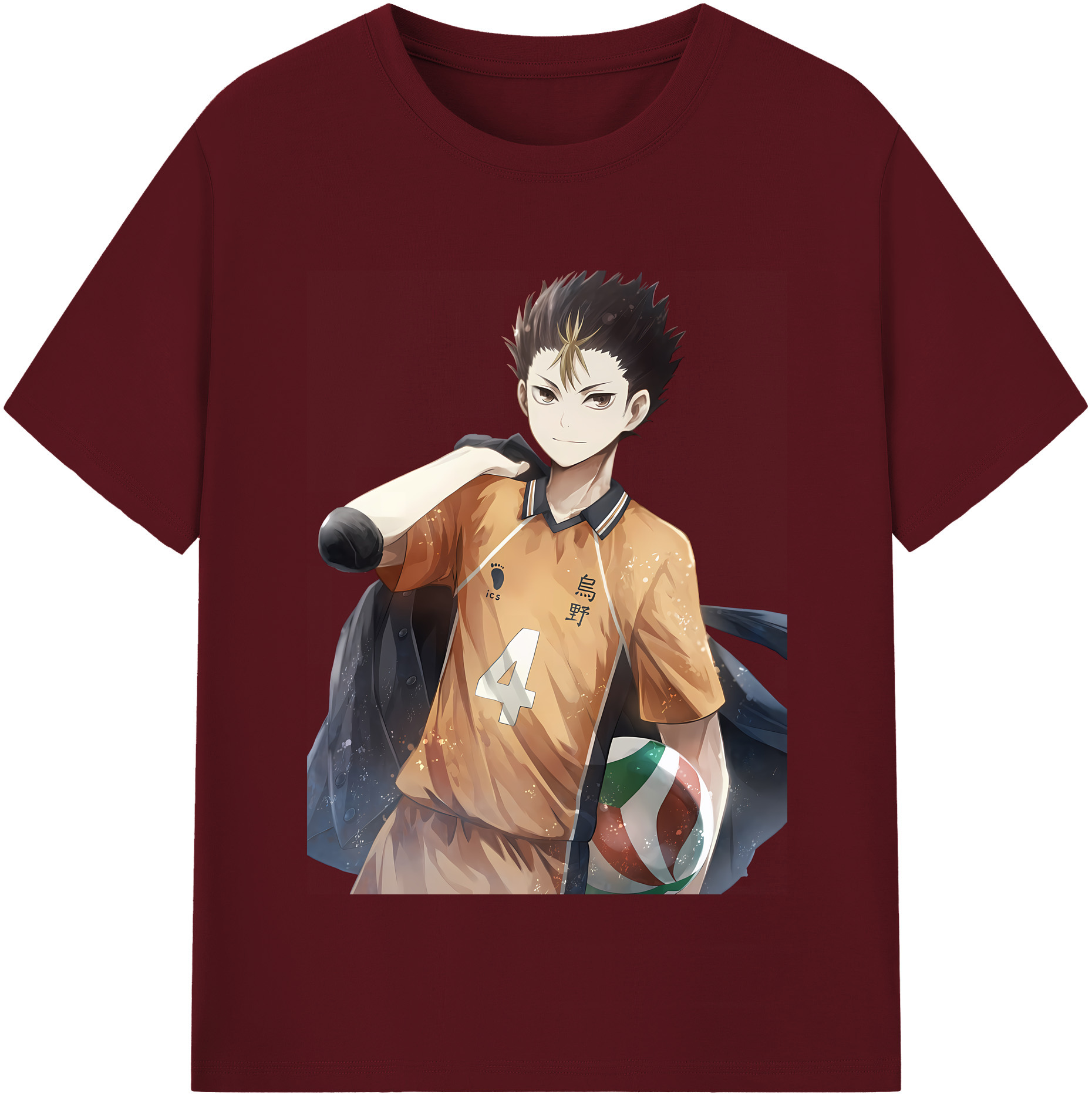 （画像用） ハイキュー!! Haikyu!! 綿100％半袖Tシャツ（フロントプリント）